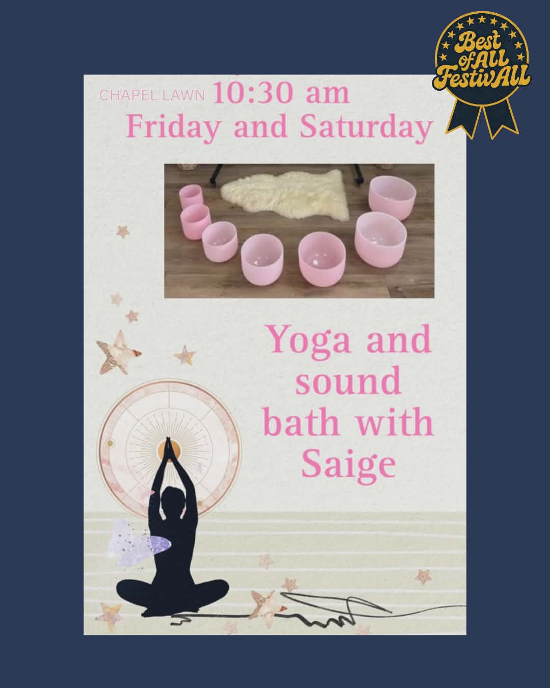 Yoga + Sound Bath with Saige