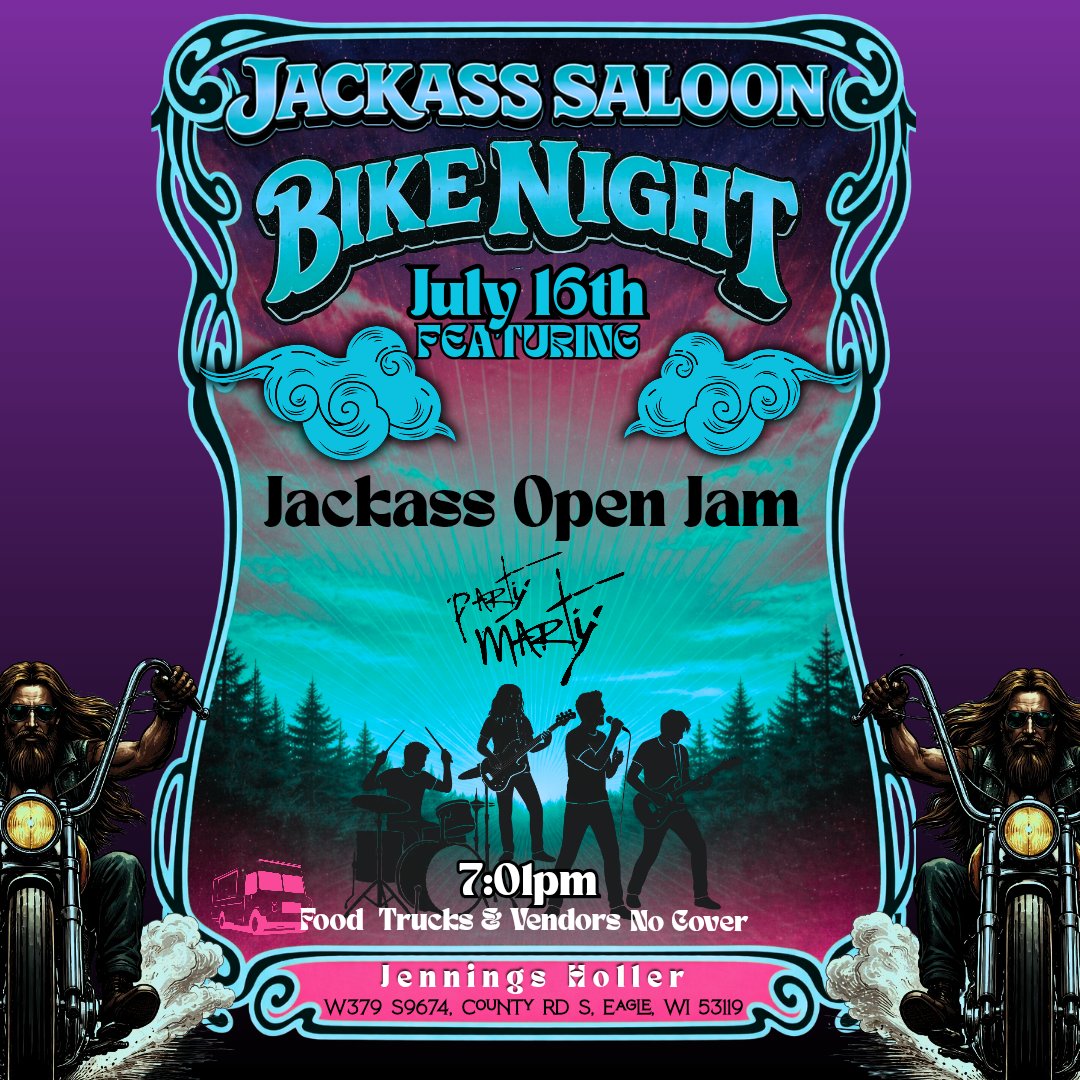 BIKE NIGHT - Jackass Open Jam